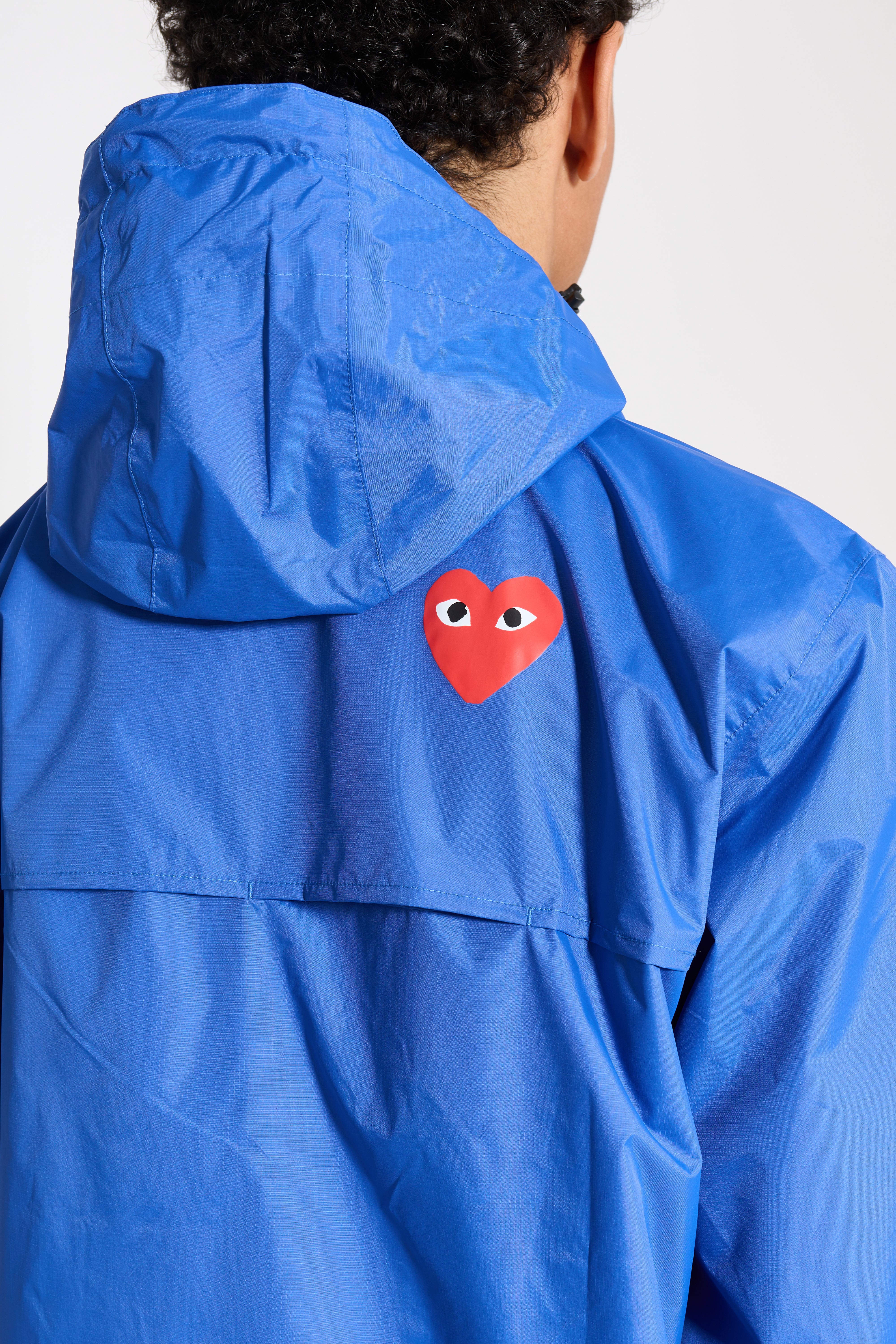 Comme des Garçons Play x K-Way Leon Half Zip Jacket Blue - Image 5